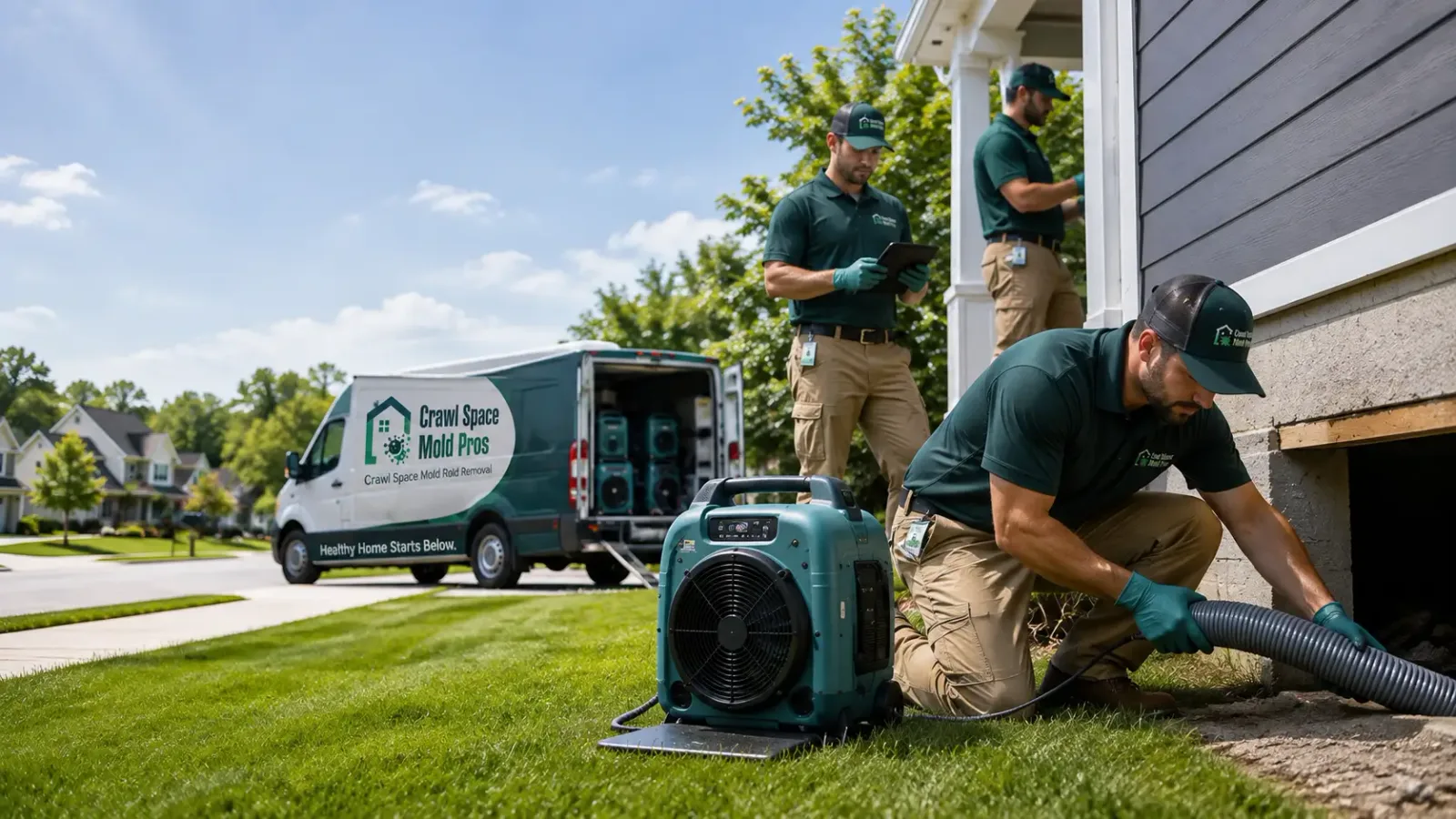 Crawl Space Mold Removal in Ferndale, MI